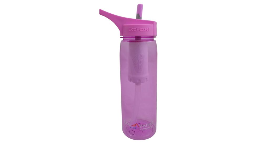 Aqua Vessel Ultra Lite Tritan Filtration Bottle - 25 oz 750ml-Peony