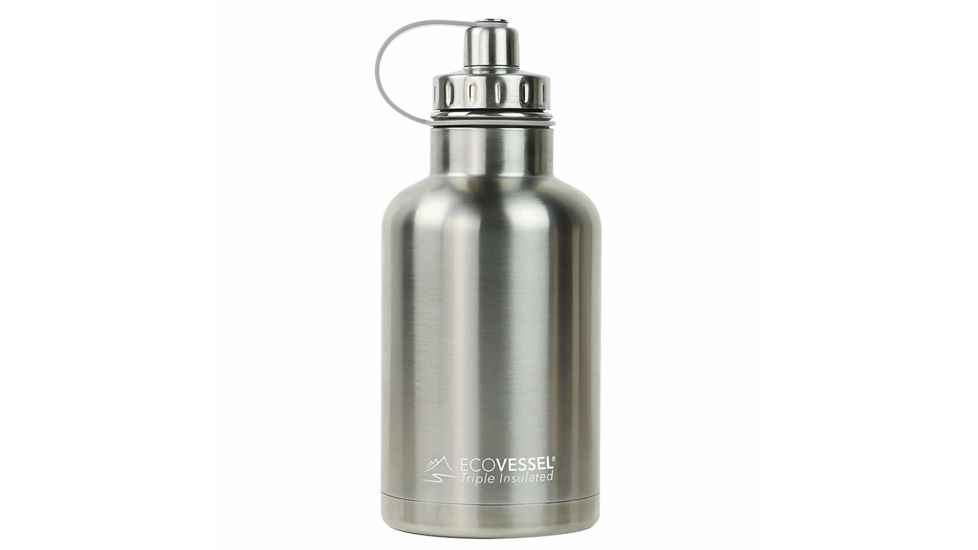 Eco Vessel Boss 64oz Trimax Growler Silvr BOSS1900SE