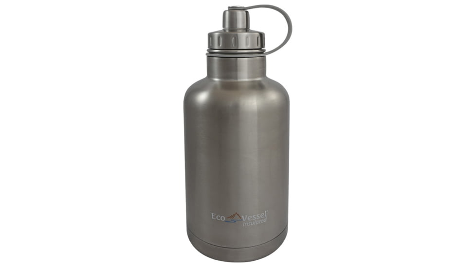 Eco Vessel Boss Insulated Growler, 64 Oz, Lime, GRL1900GN