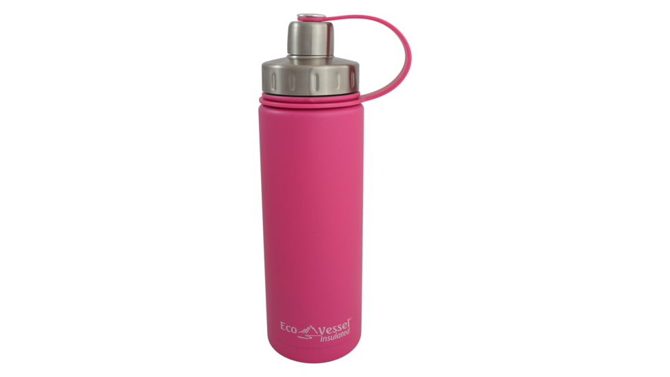 Eco Vessel Boulder Triple Insulated Water Bottle, 20 Oz, Ava Pink, BLD600AP