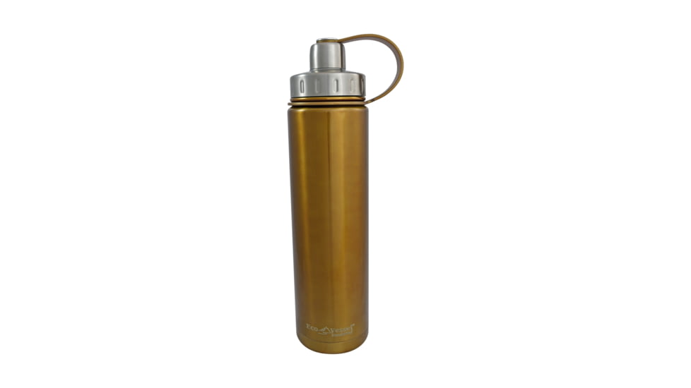Eco Vessel Boulder Triple Insulated Water Bottle, 24 Oz, Golden Glow, BLD700GG
