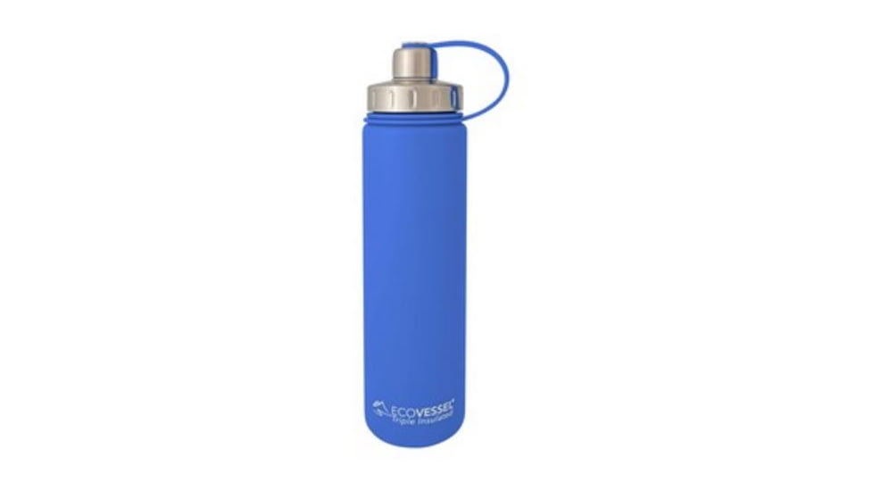 Eco Vessel Boulder Triple Insulated Water Bottle, 24 Oz, Blue Glow, BLD700BG