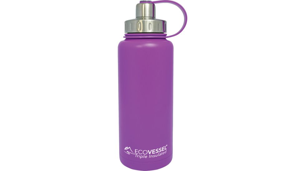 Eco Vessel Boulder Insulated Bottle, 32 Oz, Black, BLD946BS