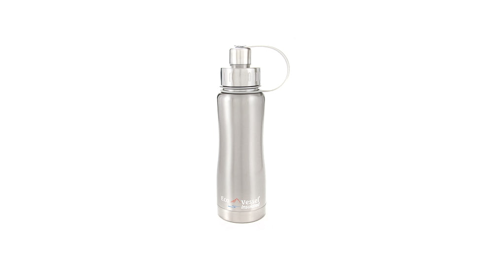 Eco Vessel Boulder Triple Insulated Stainless Steel Bottle-Silver Express-25 oz