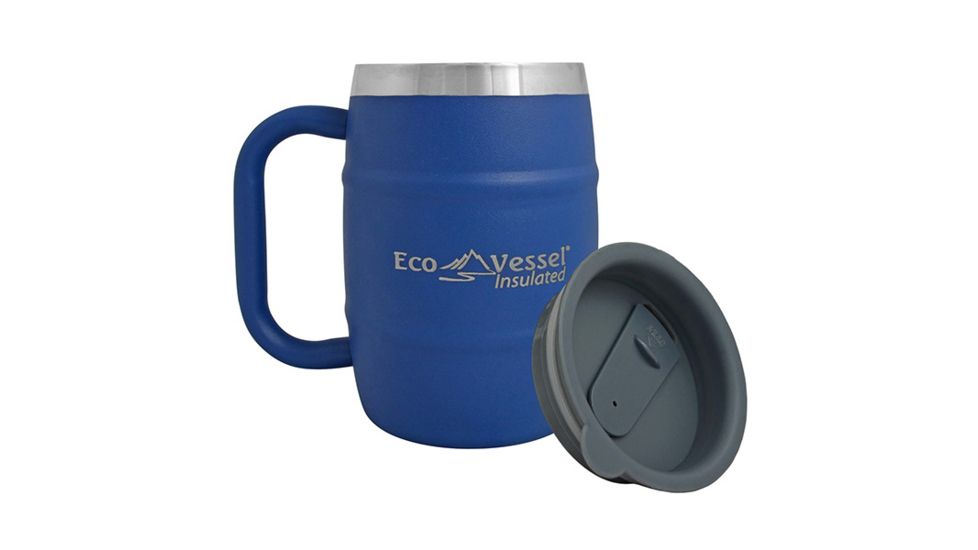 Eco Vessel Double Barrel Insulated Mug Blue 17 oz. 9005522