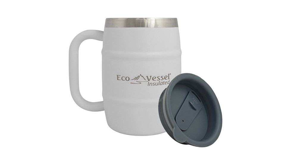 Eco Vessel Double Barrel Insulated Mug White 17 oz. 9005527