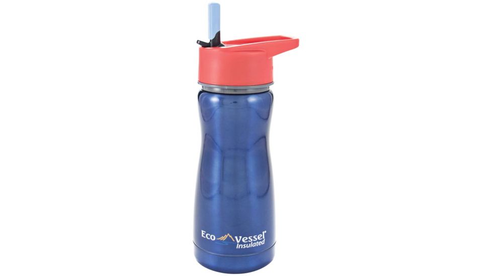 Eco Vessel Frost Kids Insulated Bottle, Ss, 13 Oz, Dolphin, FST400BD