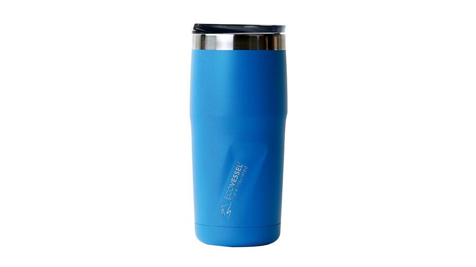 Eco Vessel METRO Insulated Bottle, 16oz, Island Blue, Island Blue, Stainless Steel, 100 Year Manufacturer Warranty, EVS-77040