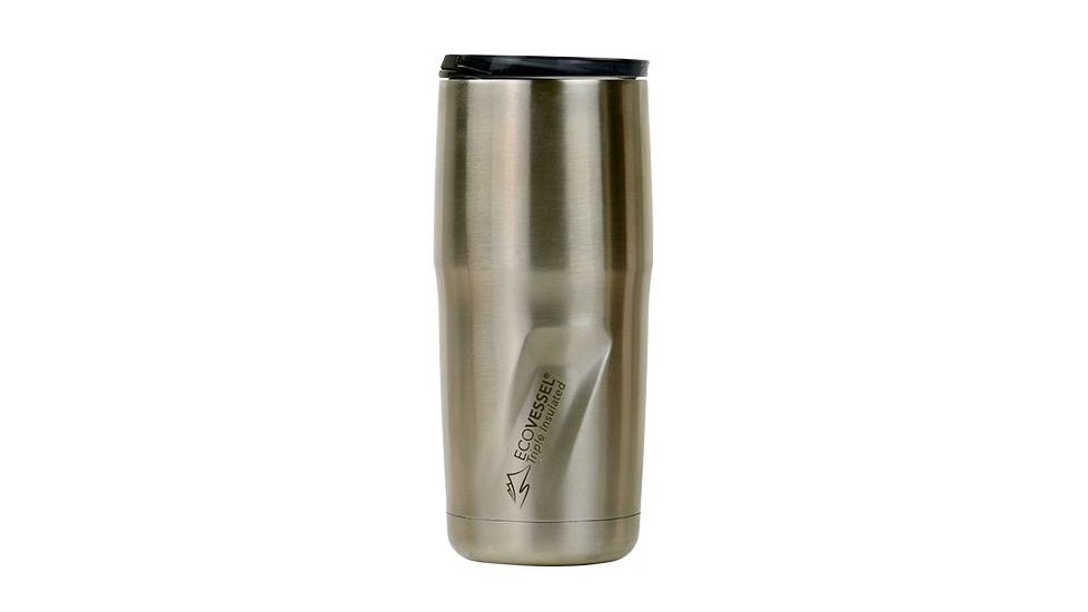 Eco Vessel METRO Insulated Bottle, 16oz, Silver Express, Silver Express, Stainless Steel, 100 Year Manufacturer Warranty, EVS-77064