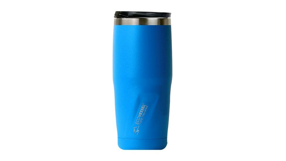 Eco Vessel METRO Insulated Bottle, 24oz, Island Blue, Island Blue, Stainless Steel, 100 Year Manufacturer Warranty, EVS-77231