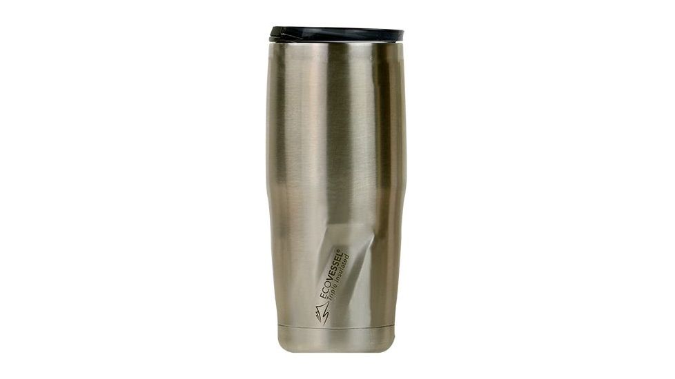 Eco Vessel METRO Insulated Bottle, 24oz, Silver Express, Silver Express, Stainless Steel, 100 Year Manufacturer Warranty, EVS-77262