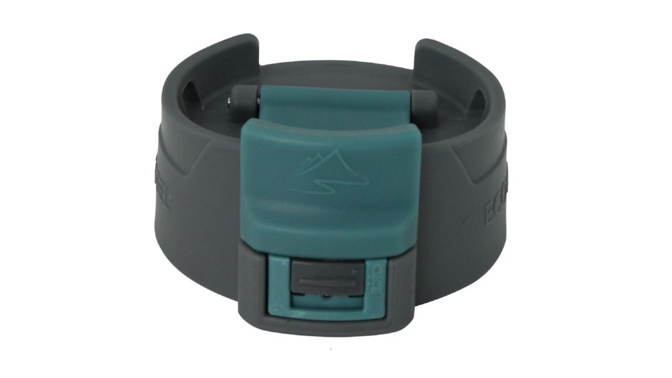 Eco Vessel Perk Accessory Lid w/ Light Gray and Teal Coffee Top 2160184