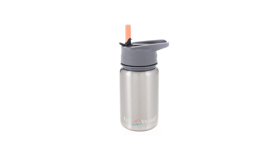 Eco Vessel Scout Stainless Steel Bottle - Kids-Silver-13 oz