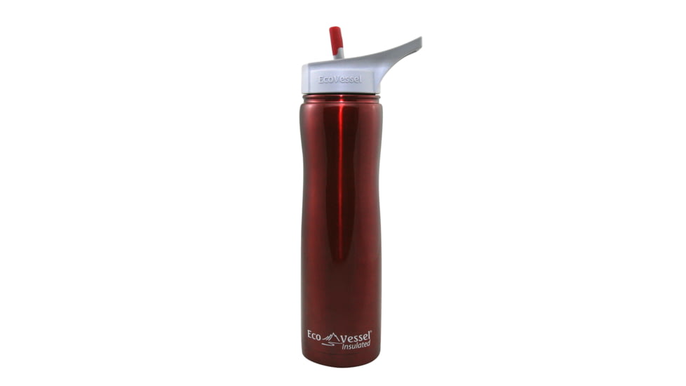 Eco Vessel Summit Insulated Bottle, Red Glow, 24 oz, SUM700RG
