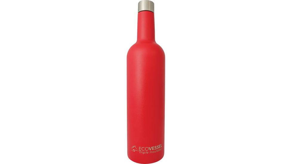 Eco Vessel Vine Insulated Wine 25oz Slver WIN750SE