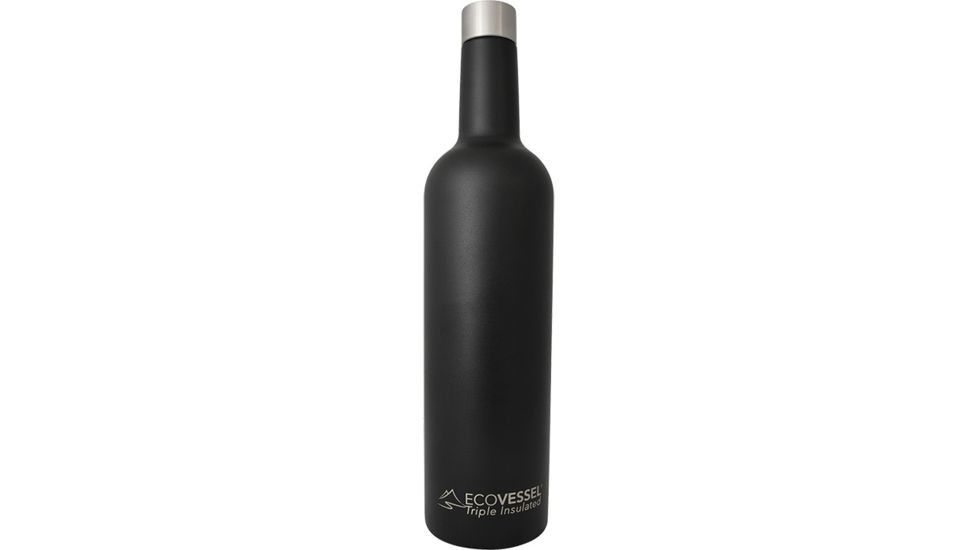 Eco Vessel Vine Insulated Wine 25oz Slver WIN750SE