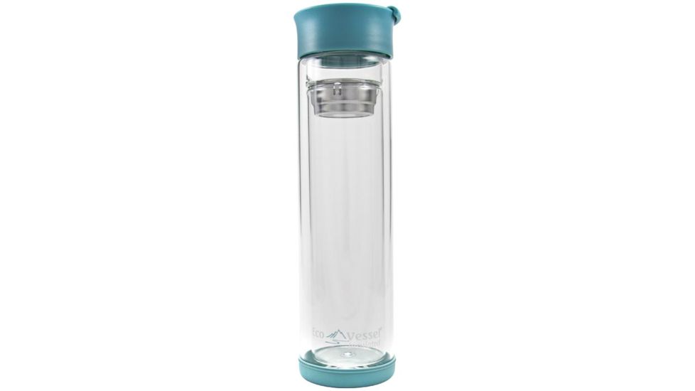 Eco Vessel Vue Double Glass 14 Oz Blue DWG400BL