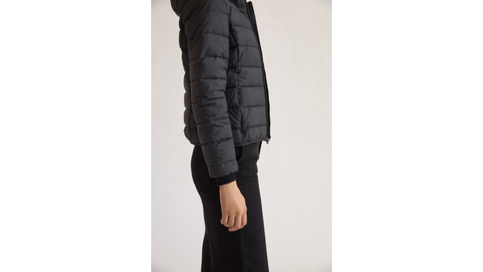 Ecoalf Aspalf Jacket - Womens, Black, Extra Small, GAJKASPJA4070WW21-319-XS