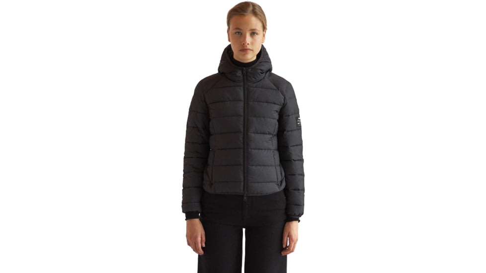 Ecoalf Aspalf Jacket - Womens, Black, Extra Small, GAJKASPJA4070WW21-319-XS