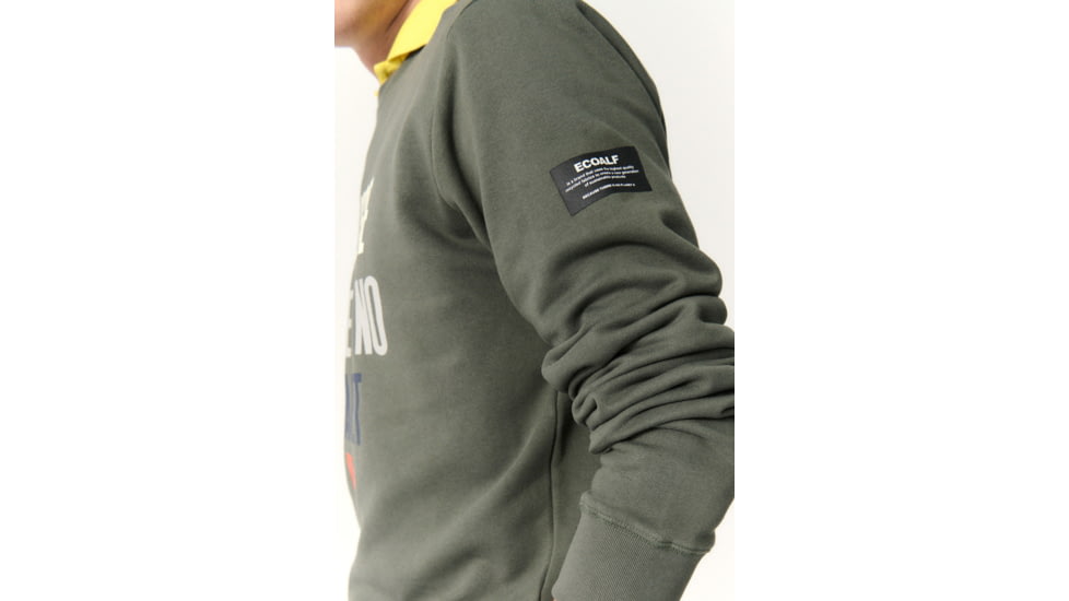 Ecoalf Barderalf Sweatshirt - Mens, Soft Khaki, M, GASTBARDE8004MS22-094-M