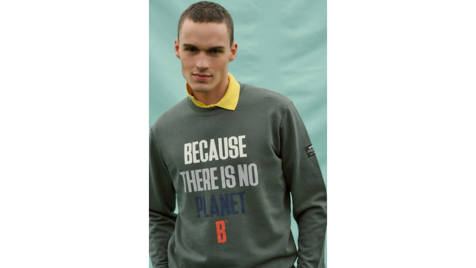 Ecoalf Barderalf Sweatshirt - Mens, Soft Khaki, M, GASTBARDE8004MS22-094-M