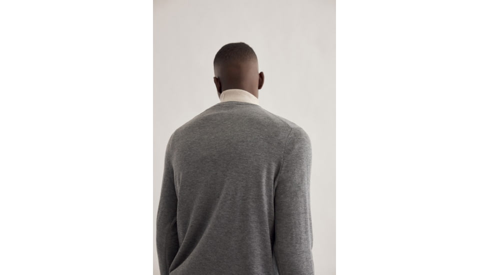 Ecoalf Bayonalf Knit - Mens, Light Grey Melange, Small, GAKNBAYON6260MW21-341-S