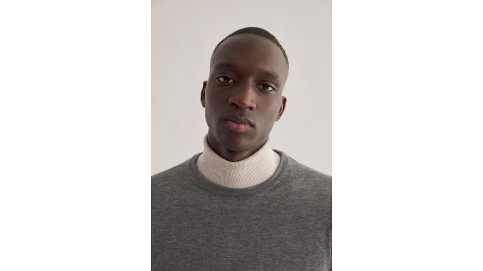 Ecoalf Bayonalf Knit - Mens, Light Grey Melange, Small, GAKNBAYON6260MW21-341-S