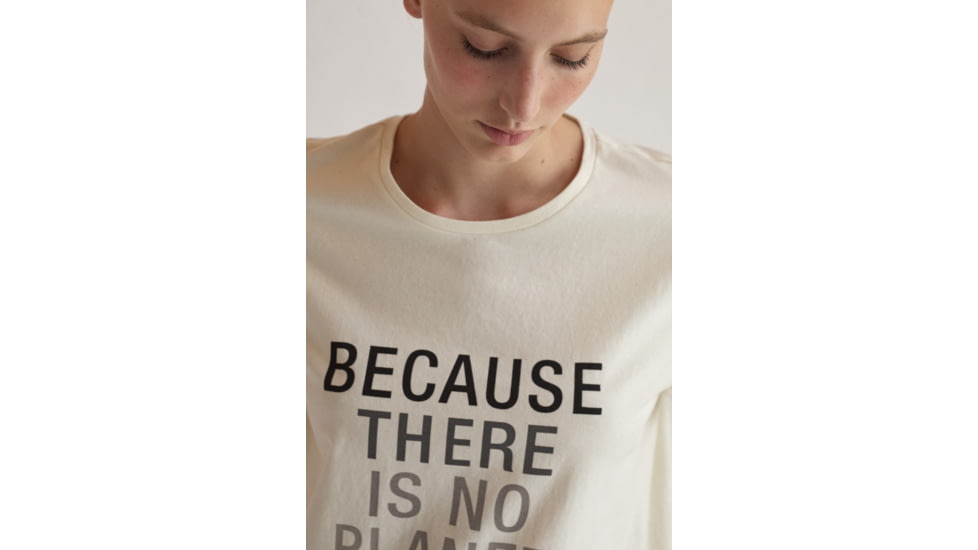Ecoalf Becausalf T-Shirt - Womens, Light Beige, Large, GATSBECAU8032WW21-050-L