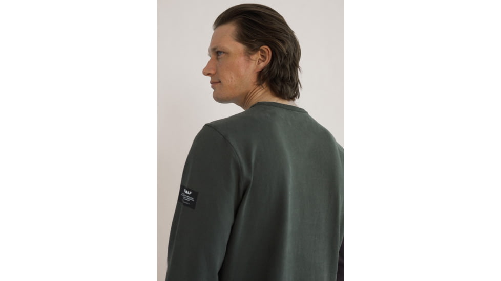 Ecoalf Berdesalf Long Sleeve T-Shirt - Mens, Dark Khaki, Extra Large, GATSBERDE8062MW21-106-XL