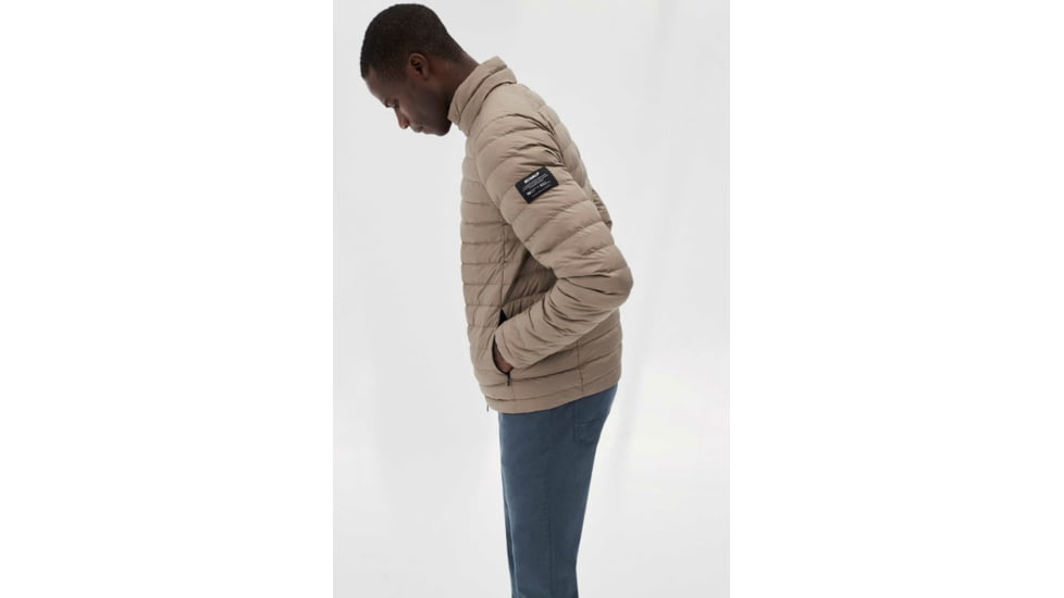 Ecoalf Beret Down Jacket - Mens, Tobacco, Large, GAJKBERET4070MW19-066-L