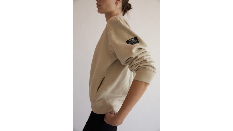 Ecoalf Bolonialf Sweatshirt - Womens, Beige, Large, GASTBOLON8002WW21-051-L