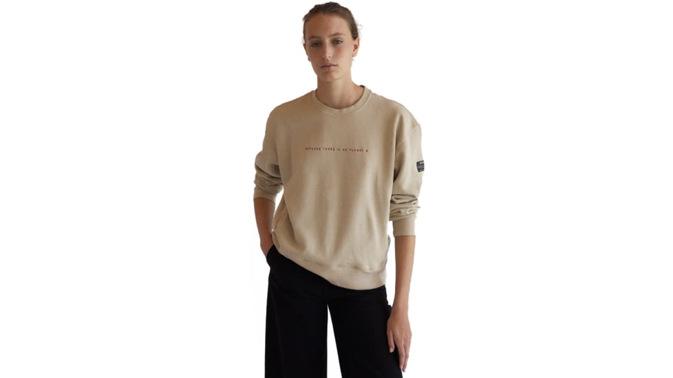 Ecoalf Bolonialf Sweatshirt - Womens, Beige, Large, GASTBOLON8002WW21-051-L