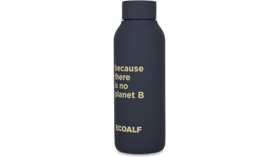 Ecoalf Bronsonalf Stainless Bottle, Caviar, One Size, ACBOBOTPB0000US22-299-OS