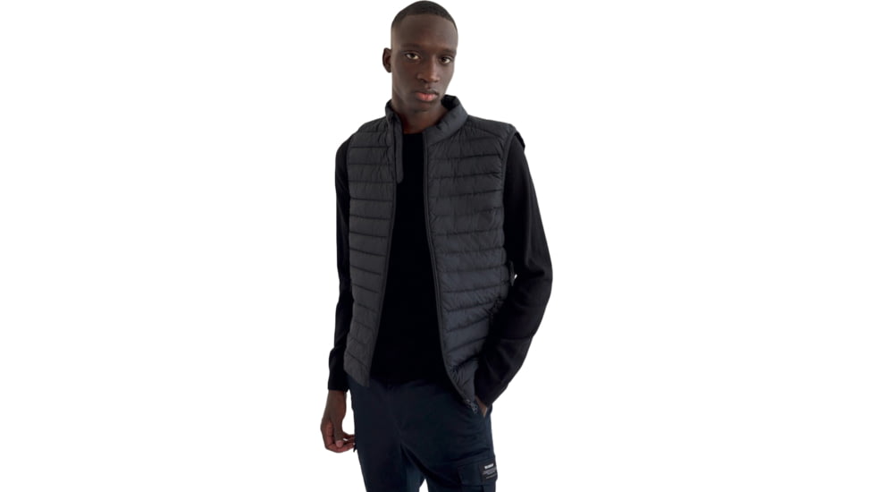 Ecoalf Cardifalf Vest - Mens, Black, Small, GAJKCARDI4070MW21-319-S