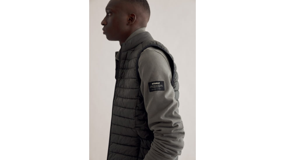 Ecoalf Cardifalf Vest - Mens, Dark Khaki, Medium, GAJKCARDI4070MW21-106-M