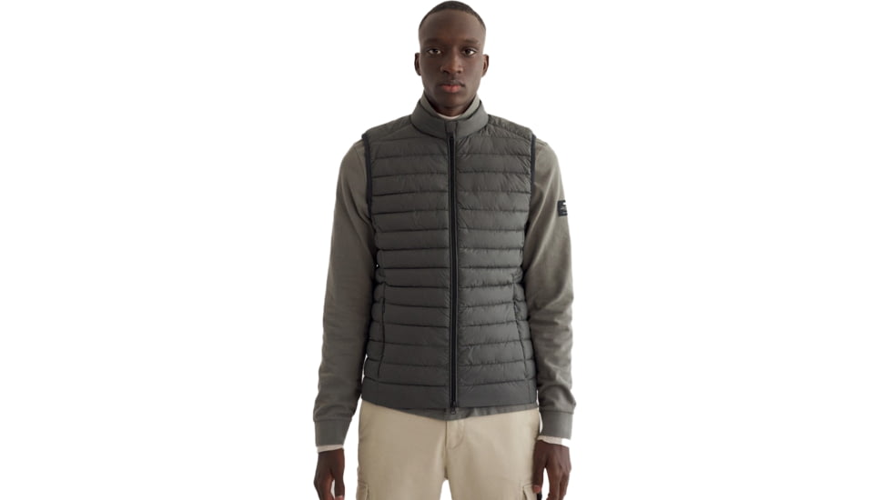 Ecoalf Cardifalf Vest - Mens, Dark Khaki, Medium, GAJKCARDI4070MW21-106-M