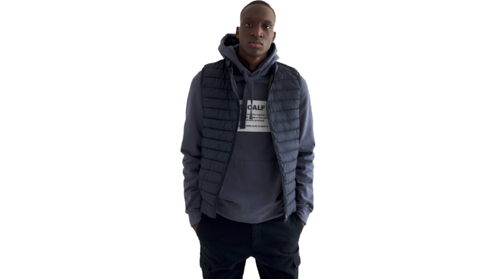 Ecoalf Cardifalf Vest - Mens, Deep Navy, Small, GAJKCARDI4070MW21-161-S