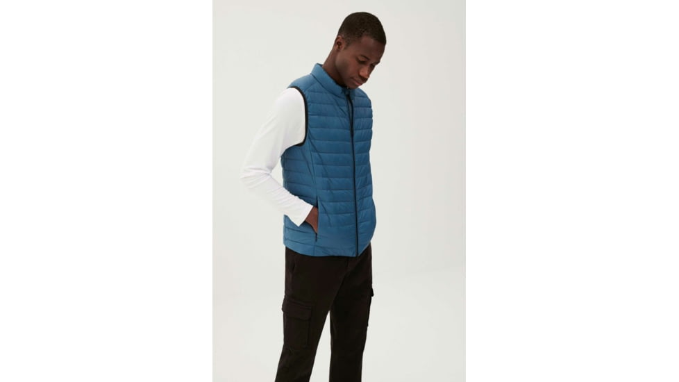 Ecoalf Cardiff Down Vest - Mens, Royal Blue, Small, GAJKCARDI4070MW19-166-S