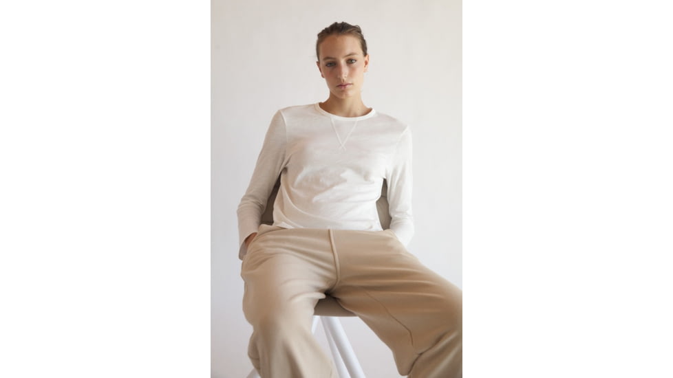 Ecoalf Corteganalf Long Sleeve - Womens, Antartica, Small, GATSCORTE1230WW21-021-S