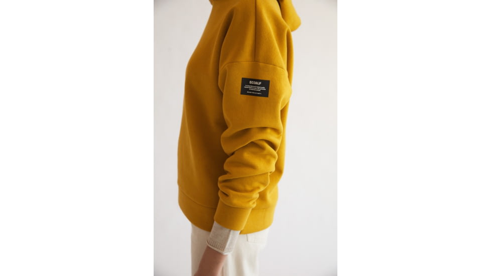 Ecoalf Cudilleralf Sweatshirt - Womens, Old Mustard, Small, GASTCUDIL3830WW21-216-S