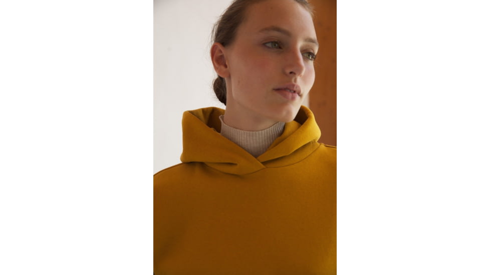 Ecoalf Cudilleralf Sweatshirt - Womens, Old Mustard, Small, GASTCUDIL3830WW21-216-S