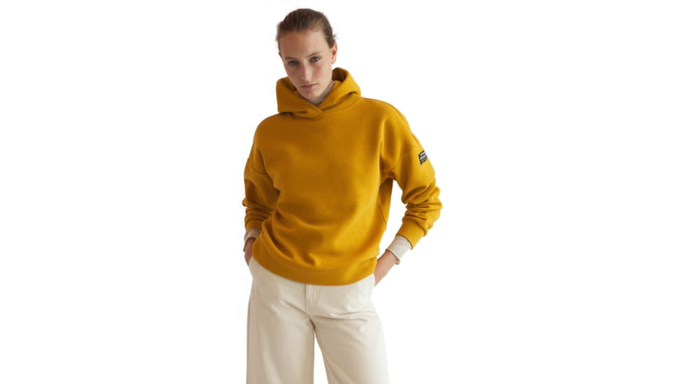 Ecoalf Cudilleralf Sweatshirt - Womens, Old Mustard, Small, GASTCUDIL3830WW21-216-S
