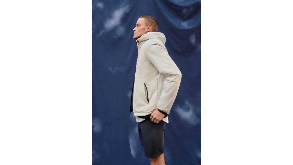 Ecoalf Eukalf Reversible Vest - Mens, Soft Khaki/Antartica, XL, GAJKEUKAR4070MS22-094-021-XL