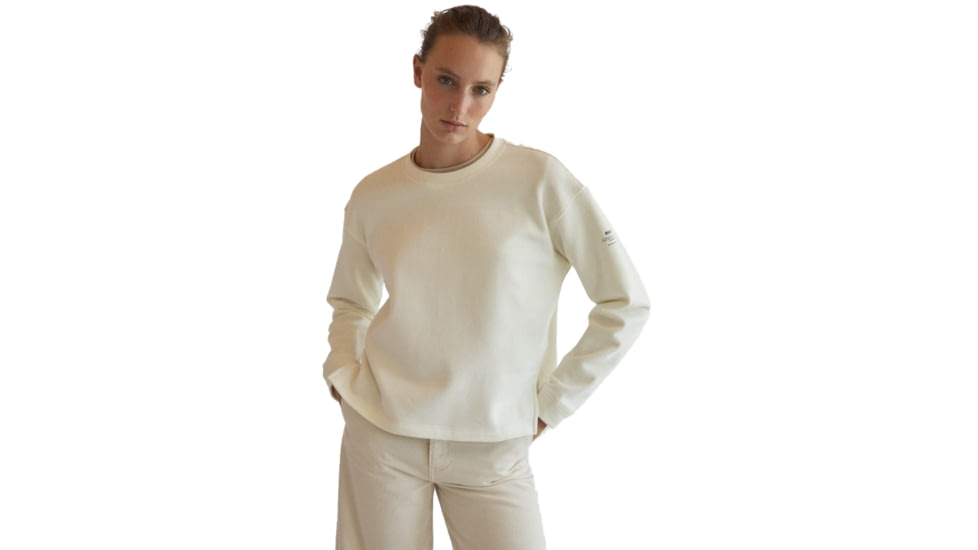 Ecoalf Getarialf Sweatshirt - Womens, Antartica, Extra Small, GASTGETAR8002WW21-021-XS