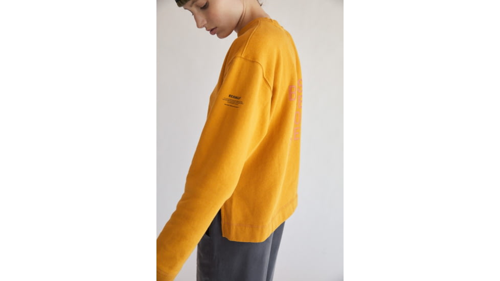 Ecoalf Getarialf Sweatshirt - Womens, Old Mustard, Extra Small, GASTGETAR8002WW21-216-XS
