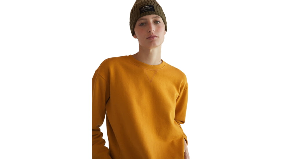 Ecoalf Getarialf Sweatshirt - Womens, Old Mustard, Extra Small, GASTGETAR8002WW21-216-XS