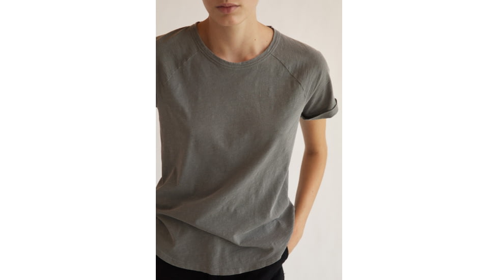 Ecoalf Greatalf B T-Shirt - Womens, Dark Grey, Small, GATSGREAT1230WW21-233-S