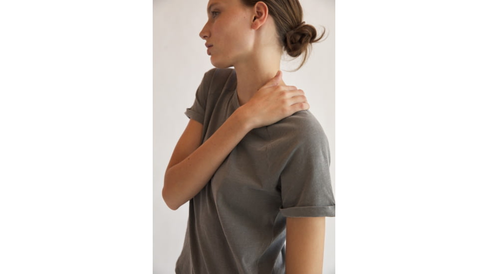 Ecoalf Greatalf B T-Shirt - Womens, Dark Grey, Small, GATSGREAT1230WW21-233-S