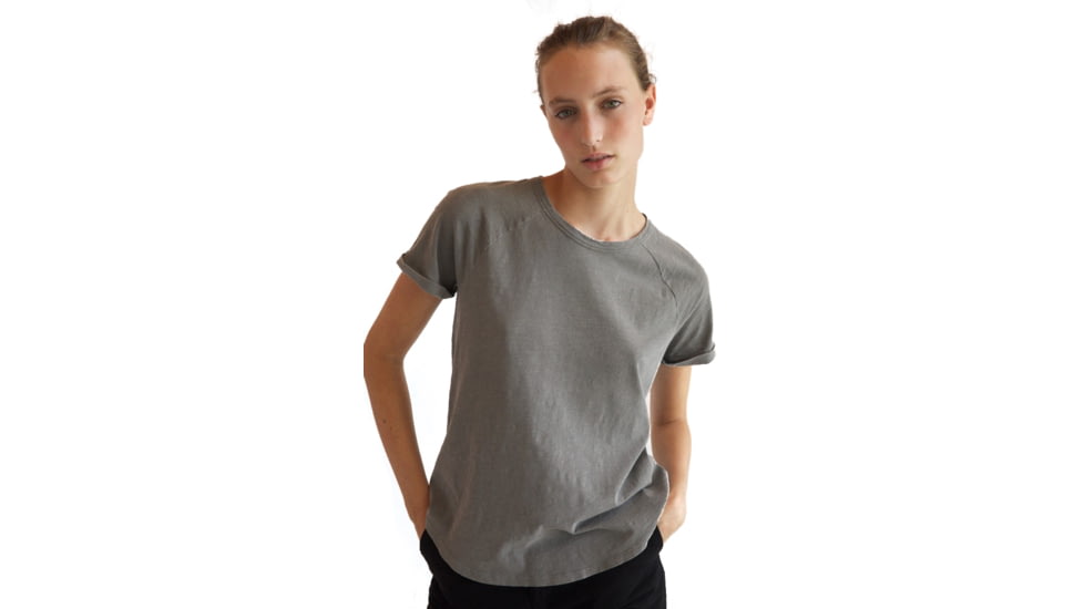 Ecoalf Greatalf B T-Shirt - Womens, Dark Grey, Small, GATSGREAT1230WW21-233-S