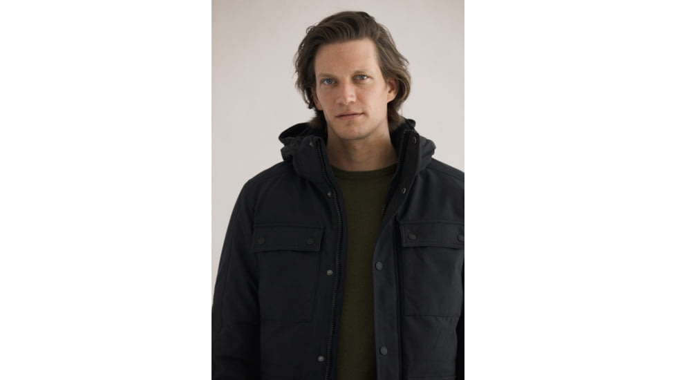 Ecoalf Luenalf Jacket - Mens, Black, Small, GAJKLUENA0761MW21-319-S